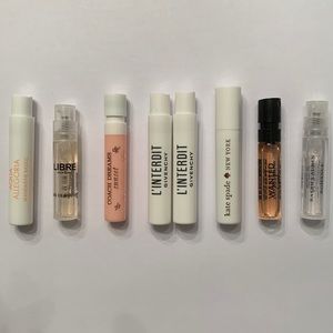 Set of 8 Luxury women’s perfume samples (7 scents)